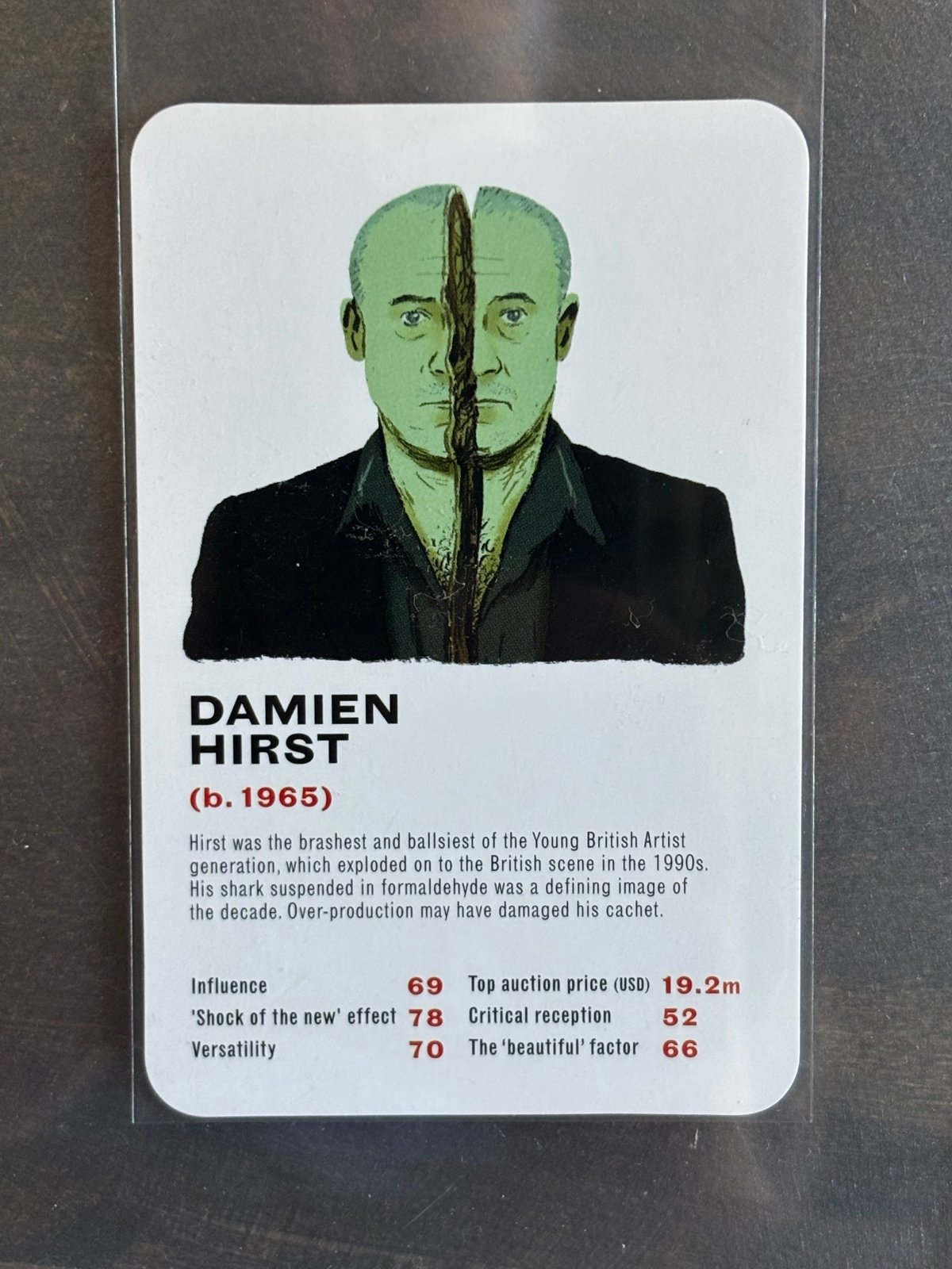 2014 The Art Game Damien Hirst card