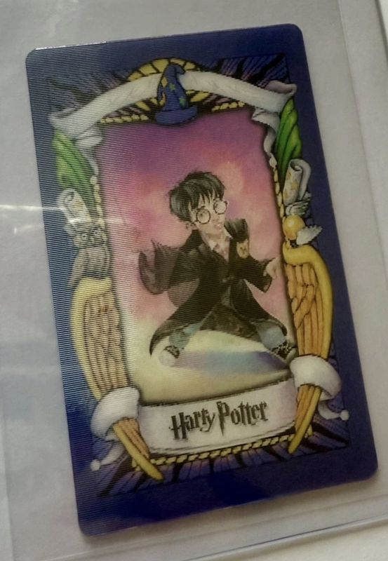 UK Chocolate Frog Card, first series, Harry Potter, lenticular front